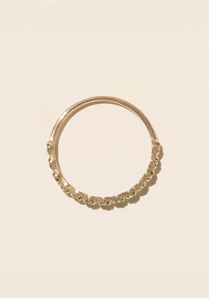 Bague Ava N°2 Émeraude