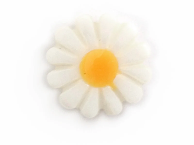 Perle paquerette en nacre véritable - 12 mm