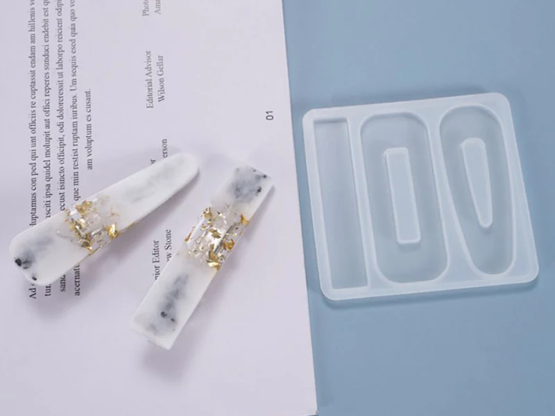 Moule en silicone - barrettes tendances