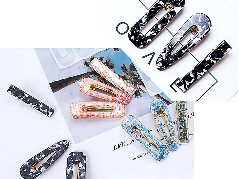 Moule en silicone - barrettes tendances
