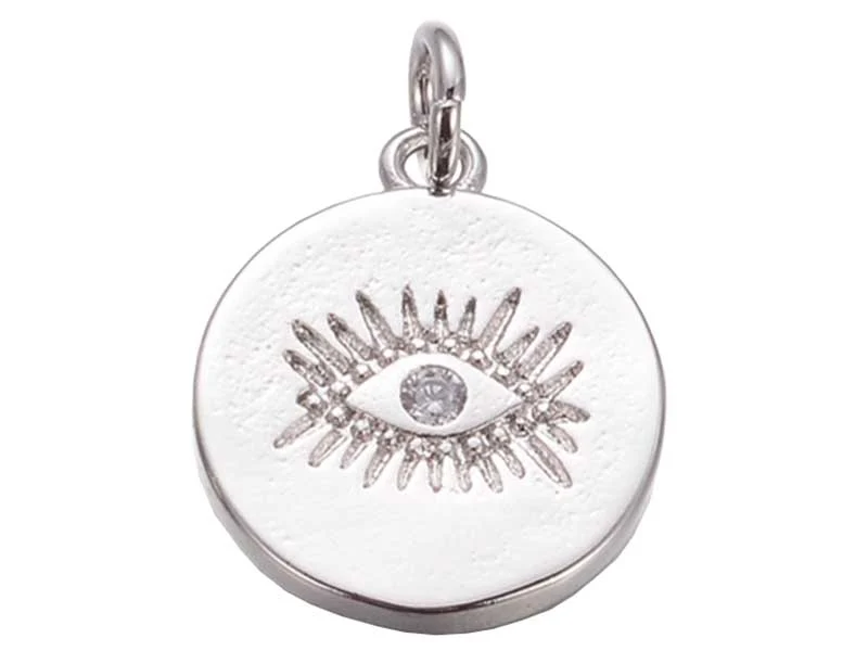 Pendentif flash argent 925 – Oeil scintillant