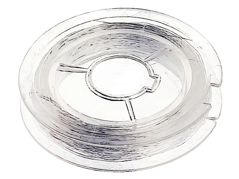10 m de fil élastique 0,4mm pour bijoux - transparent