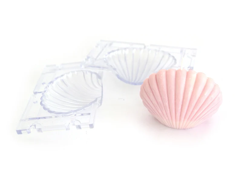 Moule en plastique - Bougie grand coquillage