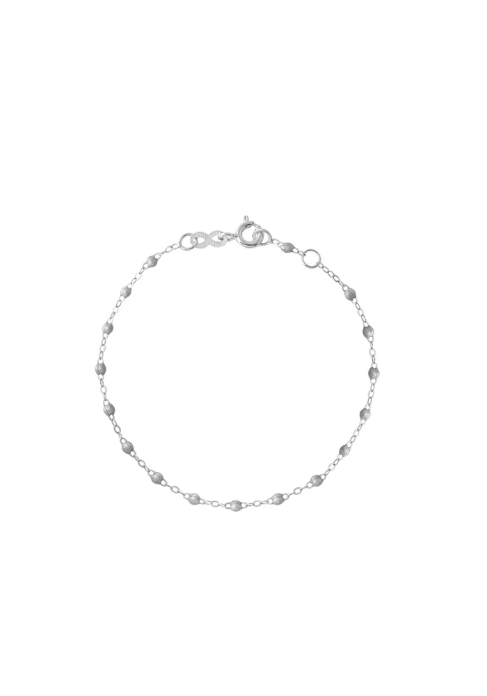Bracelet Enfant Classique Gigi Or Blanc Et Résines Argent 13cm