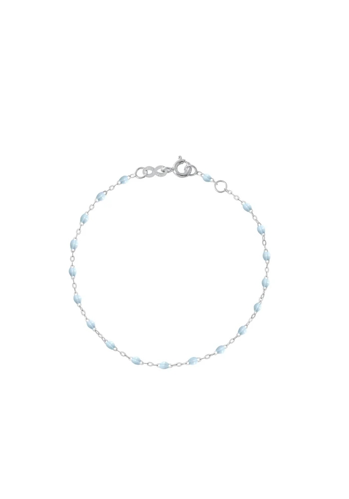 Bracelet Enfant Classique Gigi Or Blanc Et Résines Layette 13cm