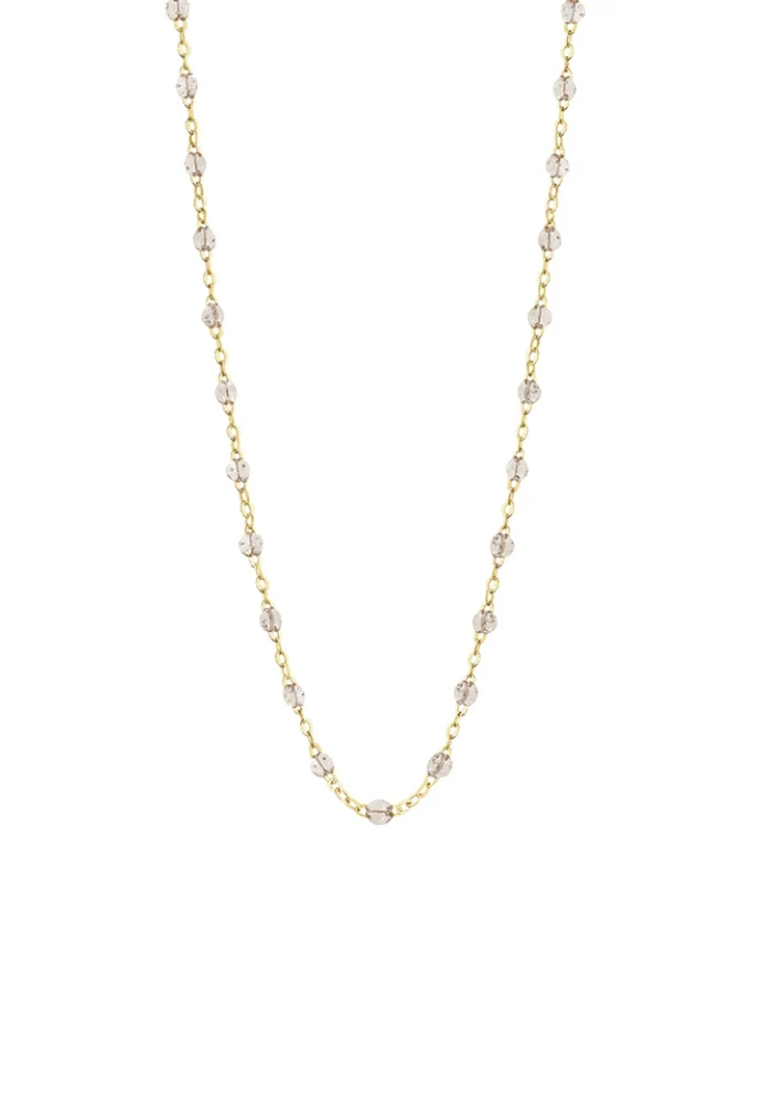 Collier Classique Gigi Or Jaune Et Résines Sparkle 45cm