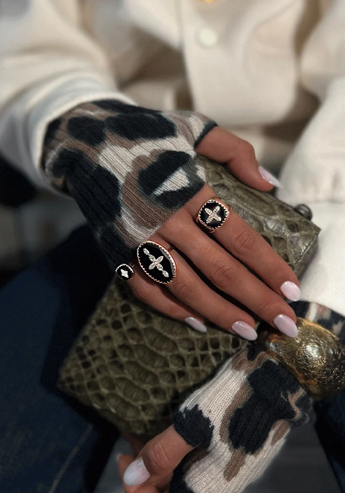 Bague Pierrot Noire