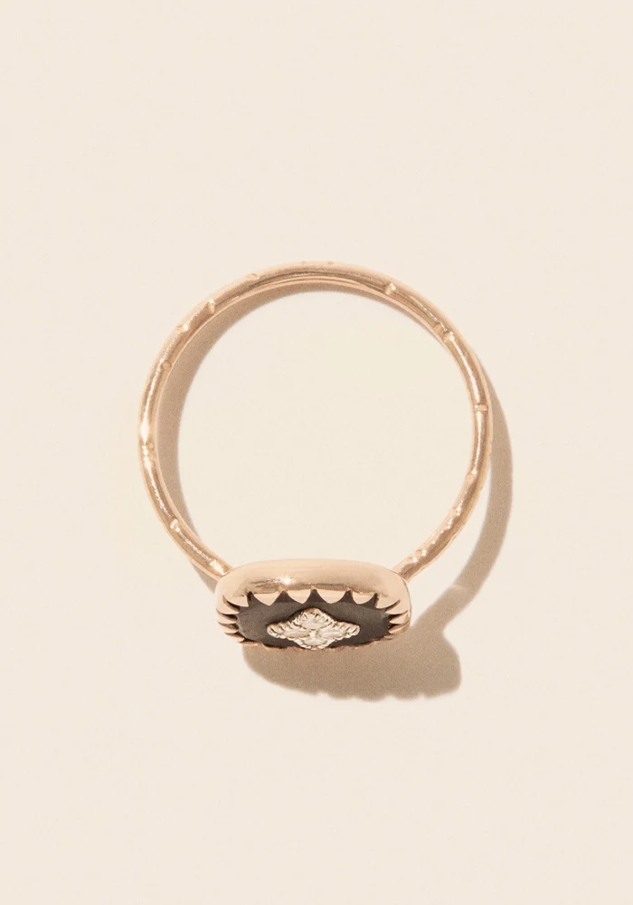 Bague Pierrot Noire