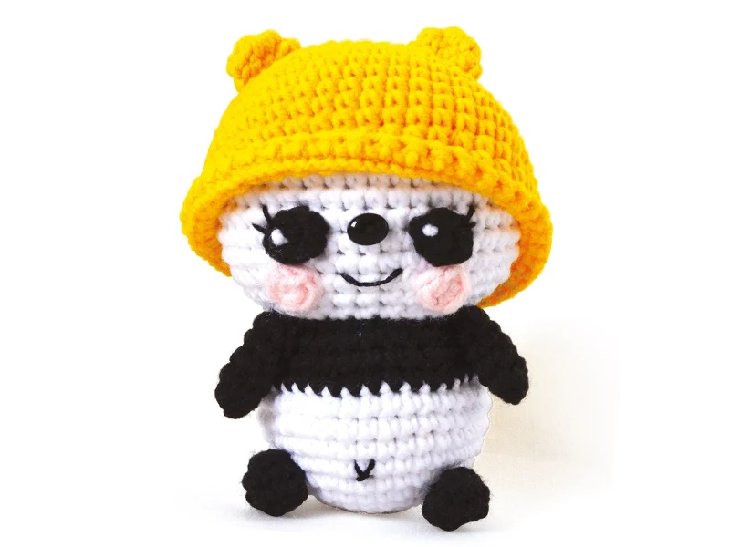 Kit Minigurumi - Panda 10 cm - Graine Créative