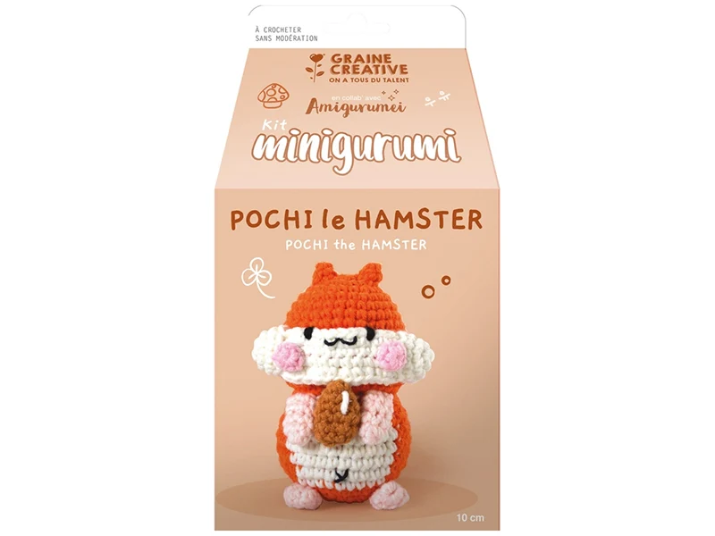 Kit Minigurumi - Hamster 10cm - Graine Créative