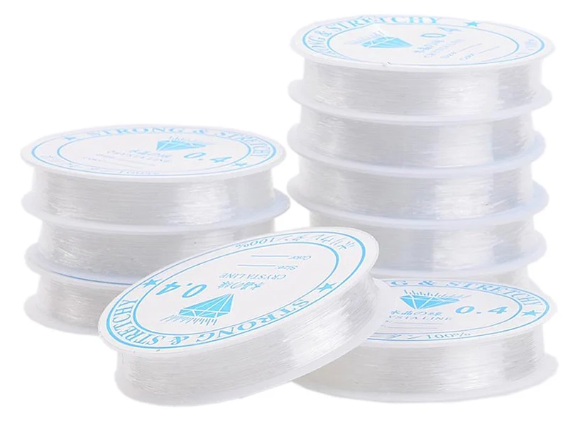 14,5 m de fil élastique 0,4 mm - transparent