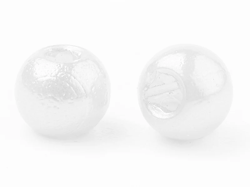 10 perles en plastique imitation perles de culture - 8 mm