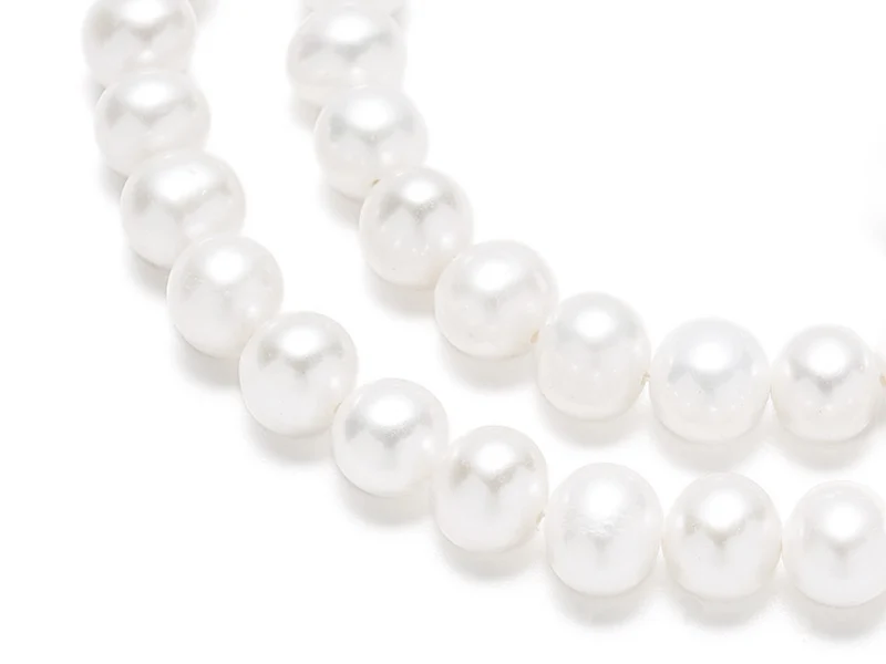 10 perles en plastique imitation perles de culture - 10 mm