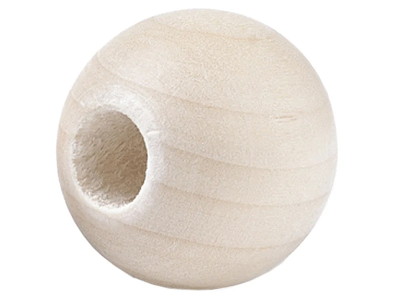 Grosse perle en bois - 39 mm de diamètre