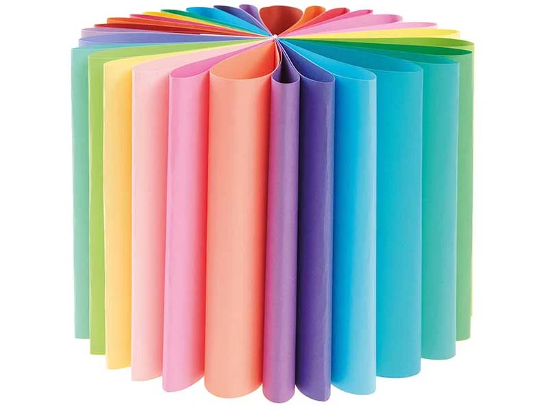 Bloc de papier bricolage - Super Rainbow Colours