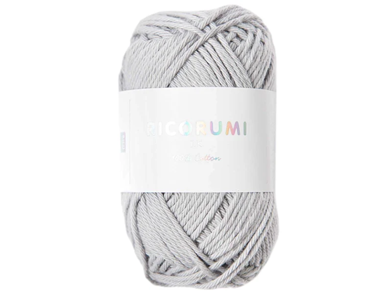 Pelote Ricorumi coton DK - Gris argenté (58)