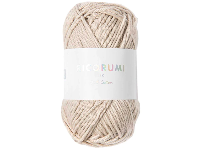 Pelote Ricorumi coton DK - Mastique (51)