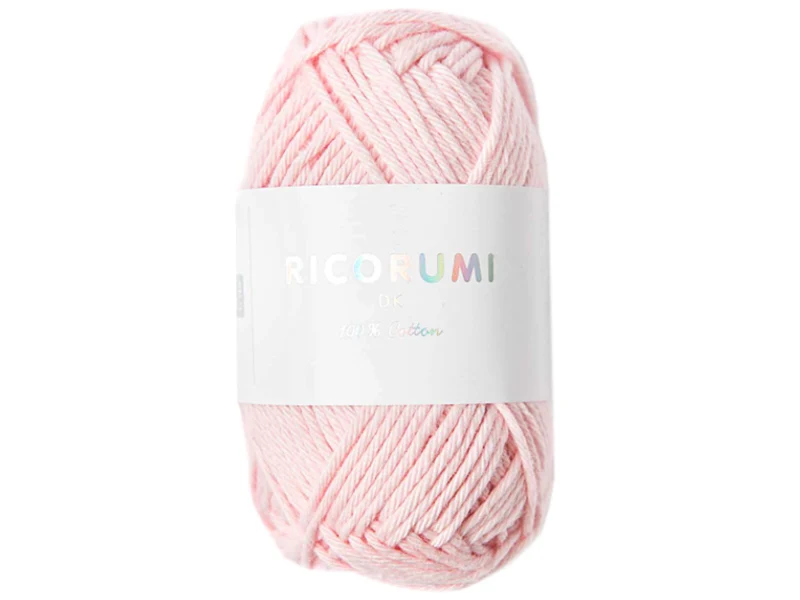 Pelote Ricorumi coton DK - Rose (08)
