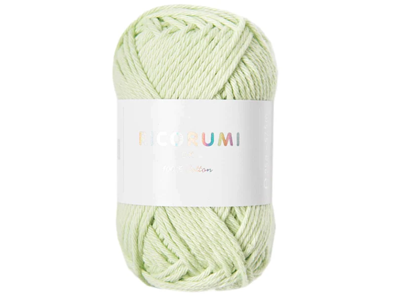Pelote Ricorumi coton DK - Vert pastel (45)