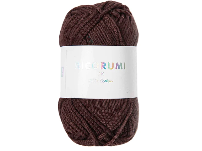 Pelote Ricorumi coton DK - Chocolat (57)