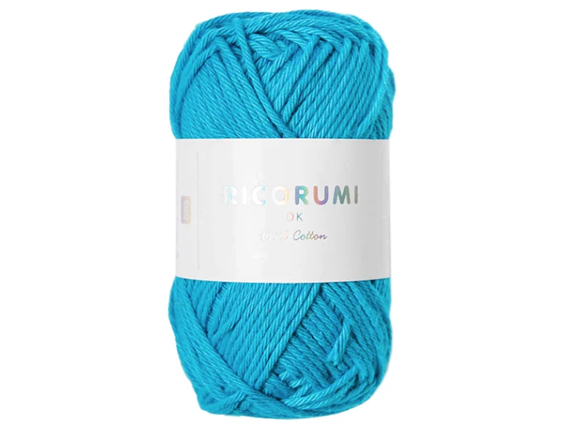 Pelote Ricorumi coton DK - Bleu ciel (31)