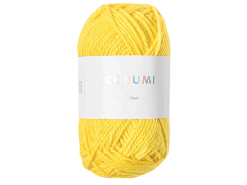 Pelote Ricorumi coton DK - Jaune (06)