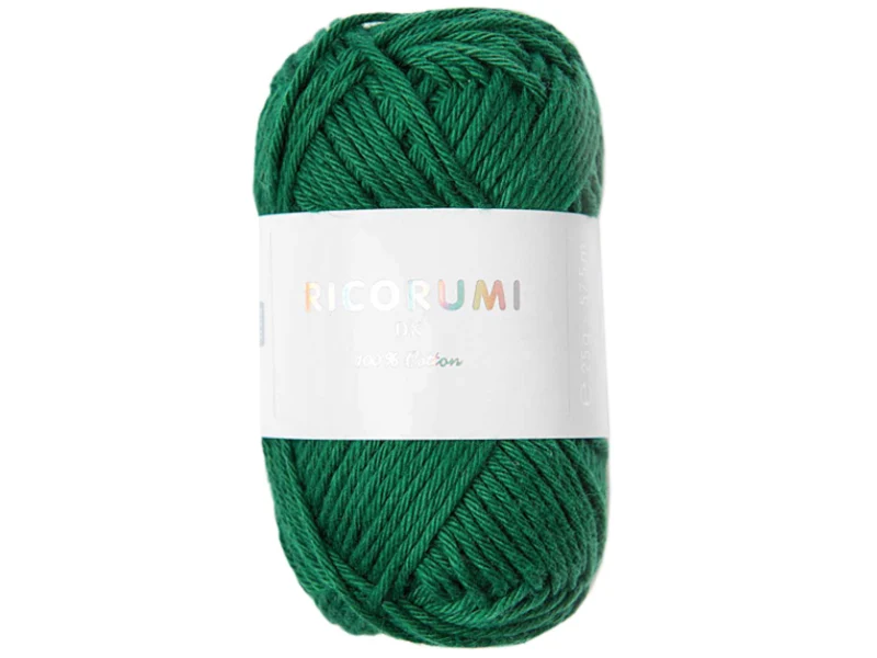 Pelote Ricorumi coton DK - Vert sapin (50)