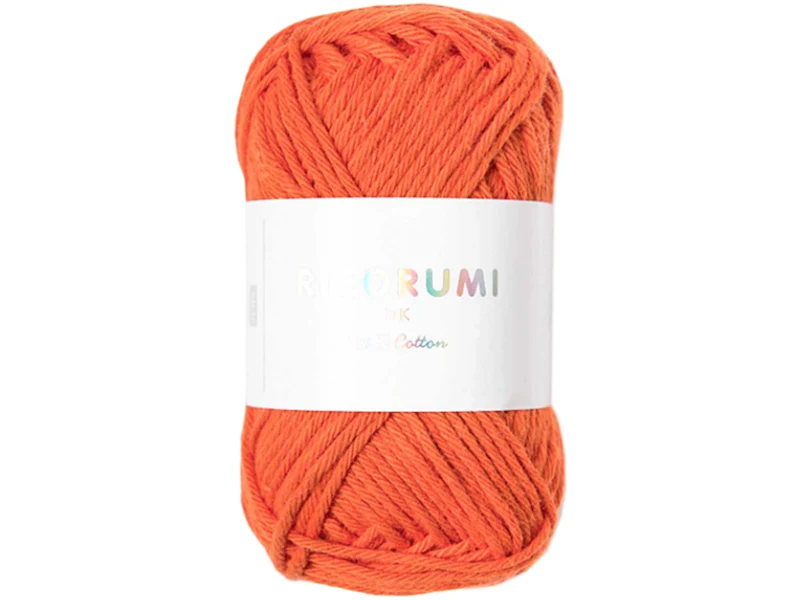 Pelote Ricorumi coton DK - Orange (27)