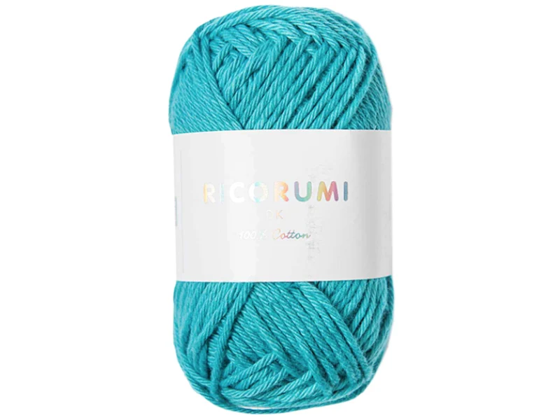 Pelote Ricorumi coton DK - Turquoise (39)