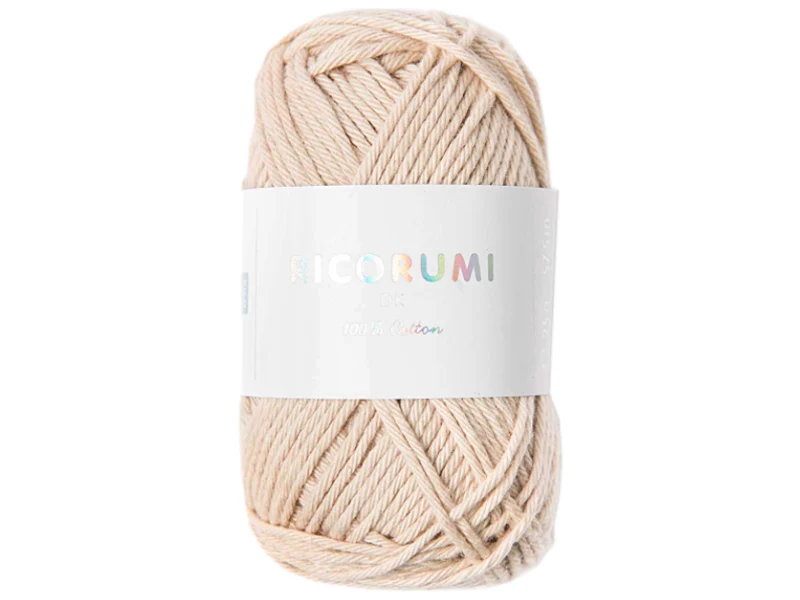 Pelote Ricorumi coton DK - Ecru (54)