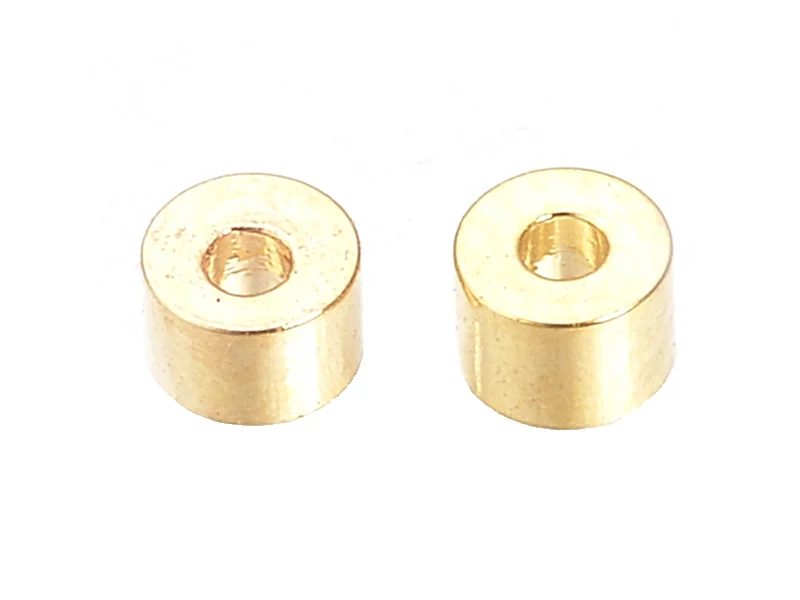 10 perles intercalaires - doré à l'or fin 18k - 2,5 x 2 mm