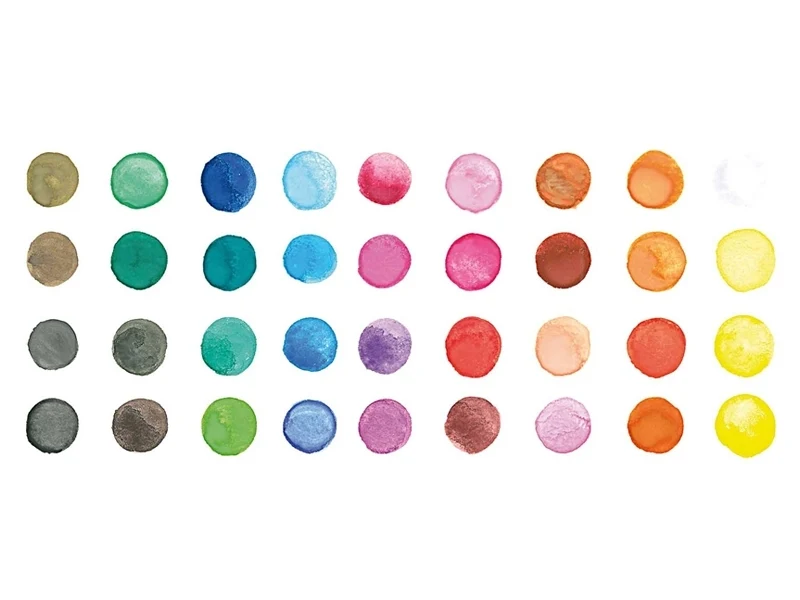Boîte peinture à l'eau / aquarelle - 36 couleurs basiques