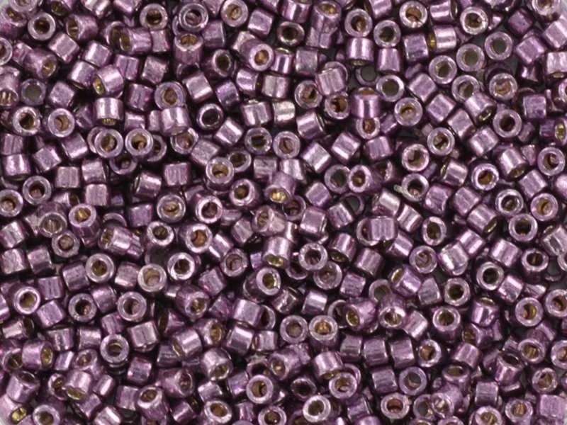 Miyuki Delicas 11/0 - Duracoat galvanized eggplant 1850