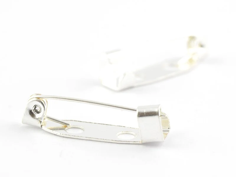Support pour broche argenté clair - 20 mm