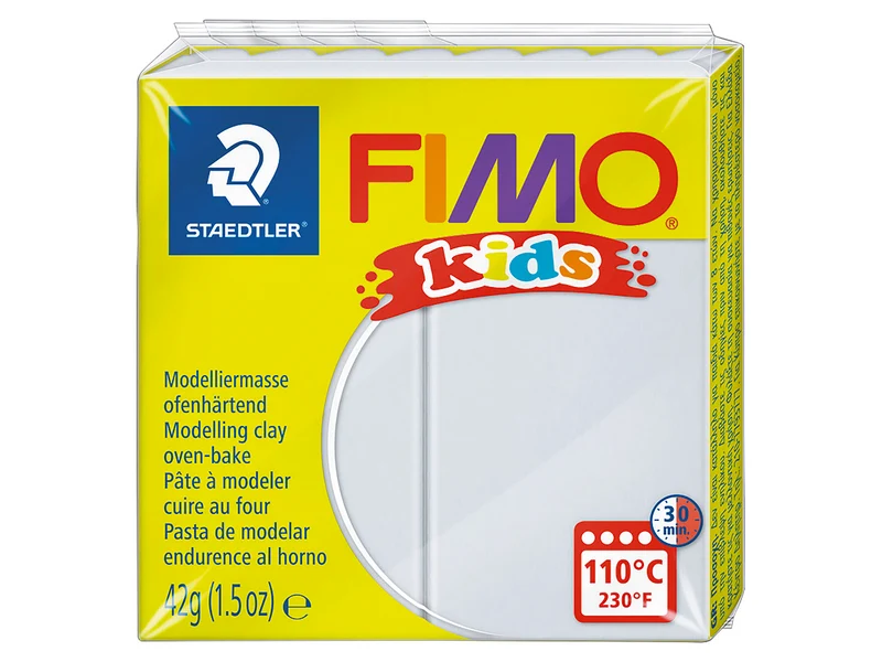 Pâte Fimo gris clair 80 Kids