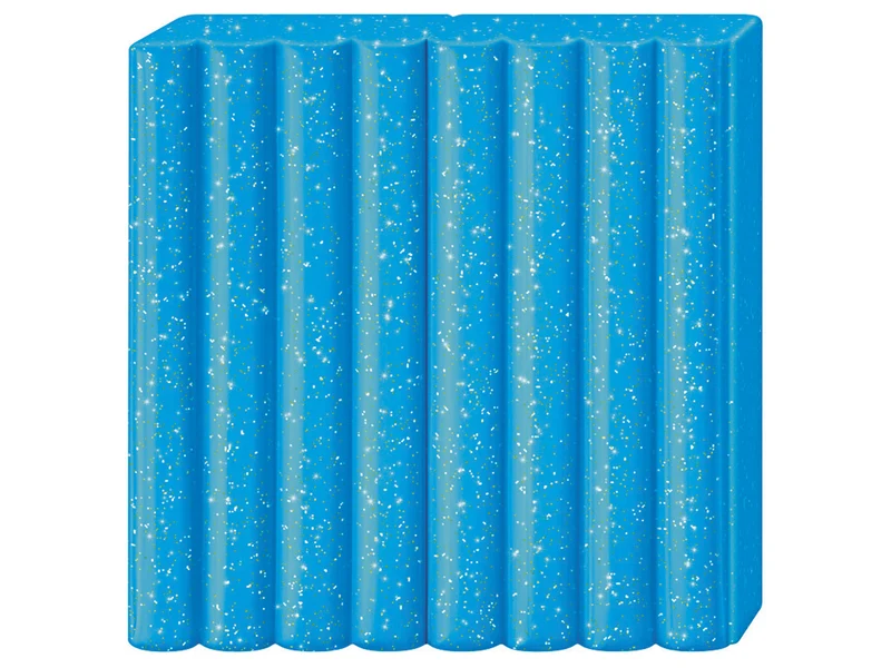 Pâte Fimo bleu pailleté 312 Kids