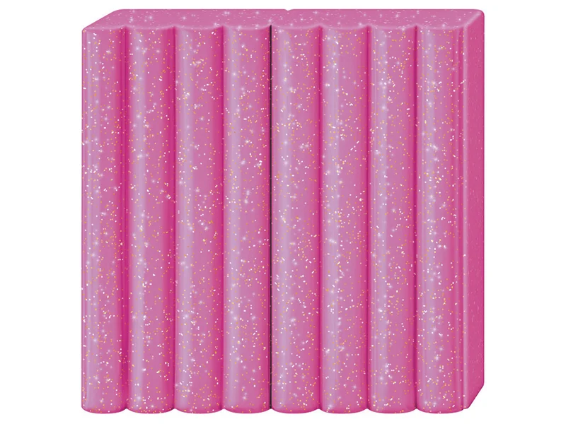Pâte Fimo rose pailleté 262 Kids