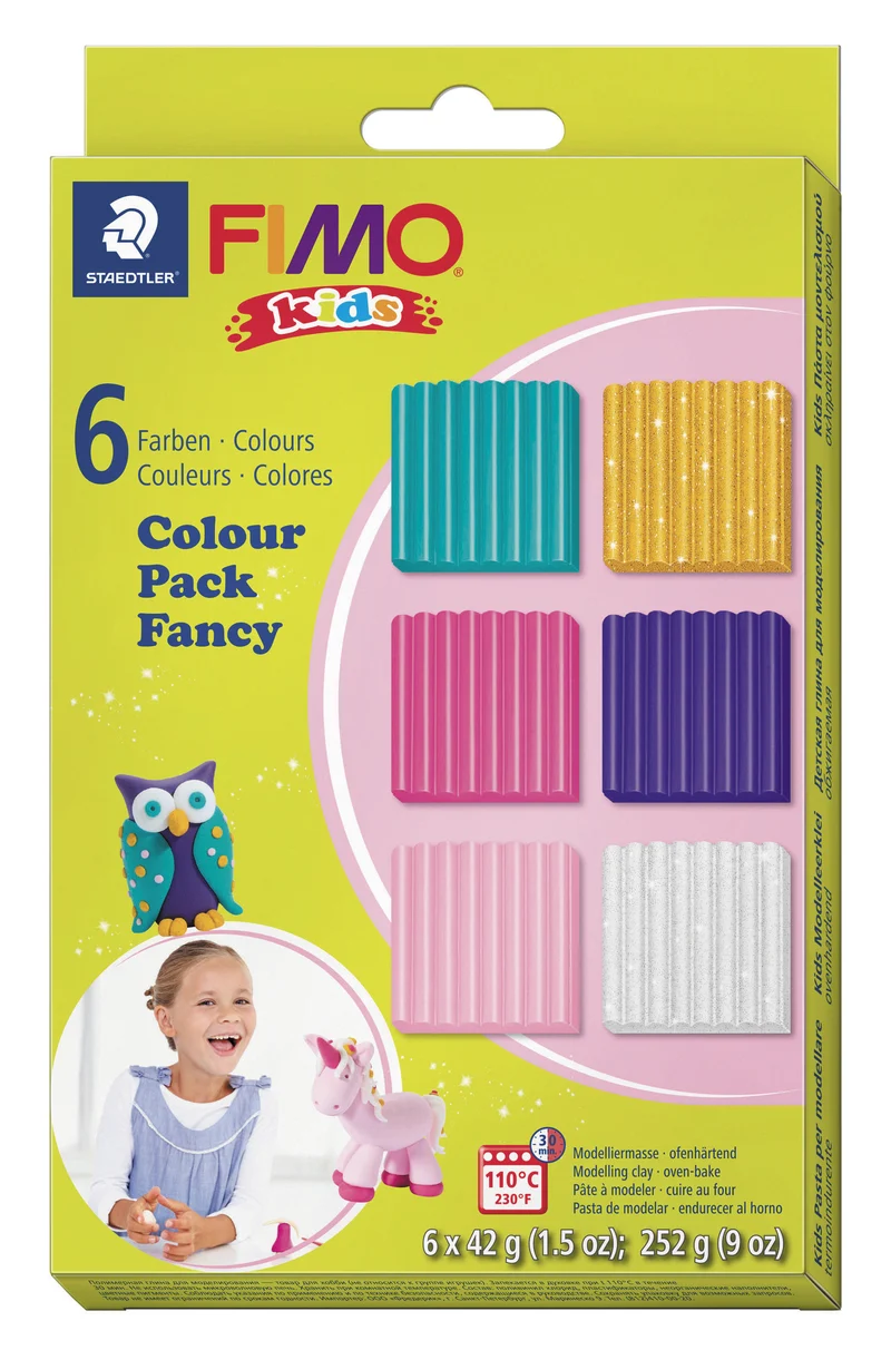 6 fimo kids - couleurs girly