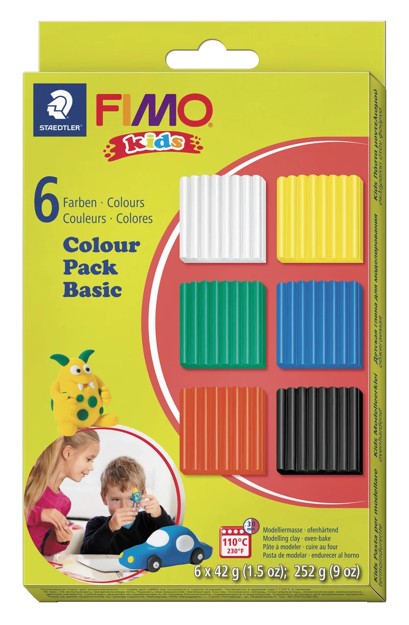 6 fimo kids - couleurs primaires