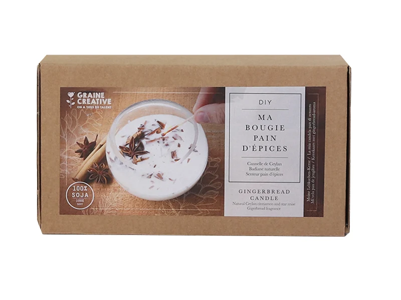 Coffret Ma bougie pain d'épices - DIY