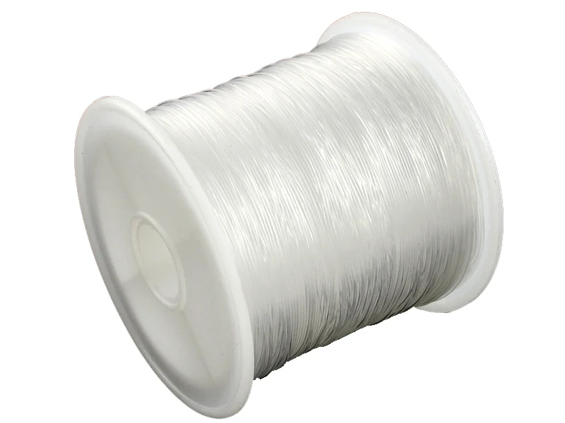 20 m fil nylon /fil de pêche 0,6 mm pour création de bijoux- transparent