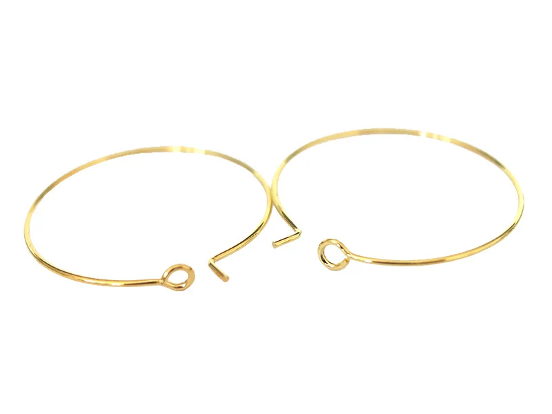Paire de boucles d'oreilles créoles 25 mm - Doré