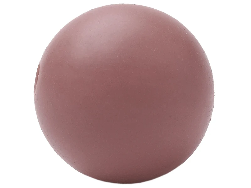 Lot de 5 perles rondes de 12 mm en silicone - Terracotta