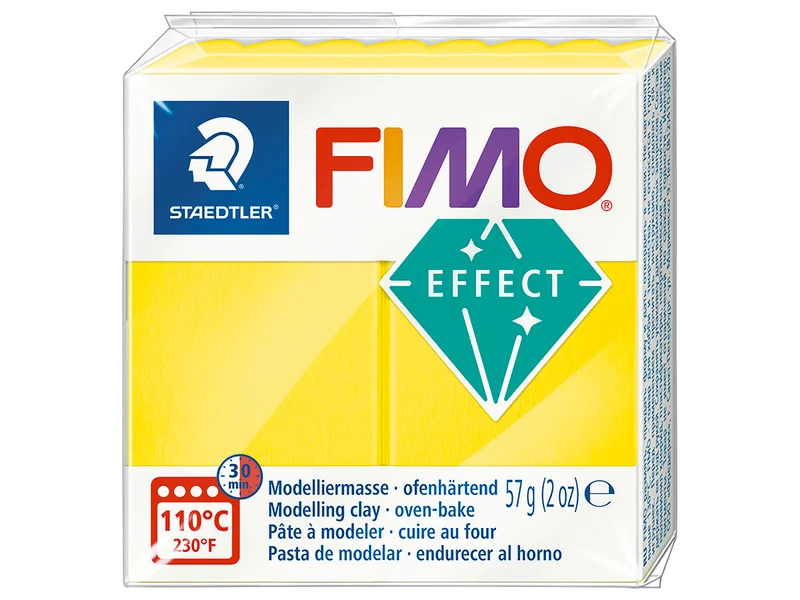 Pâte Fimo effect Néon 57gr Jaune 101