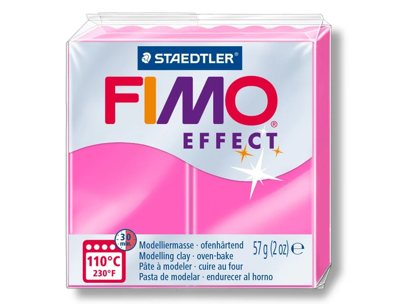Pâte Fimo Effect Néon 57gr Fushia 201