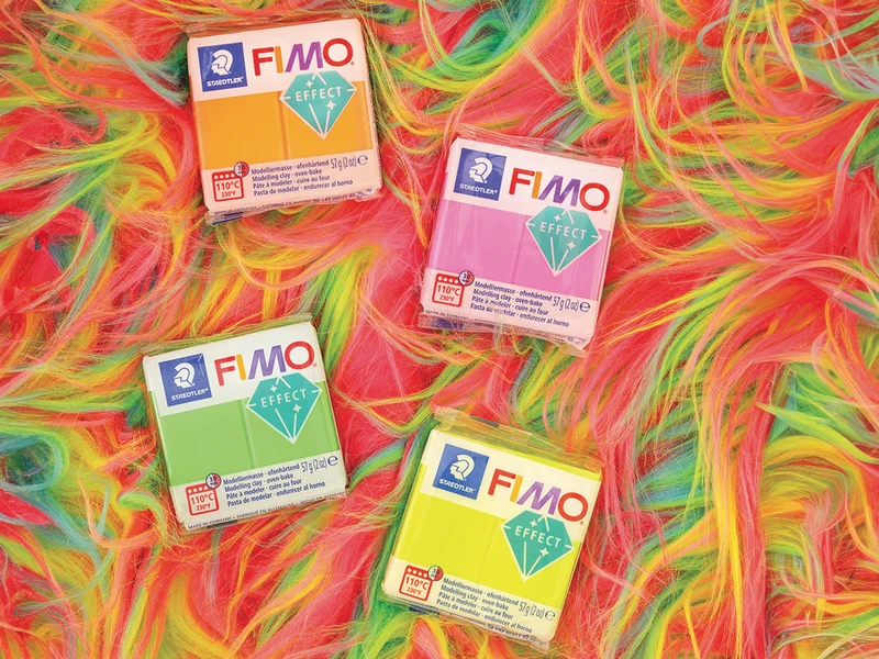 Pâte Fimo Effect Néon 57gr Orange 401