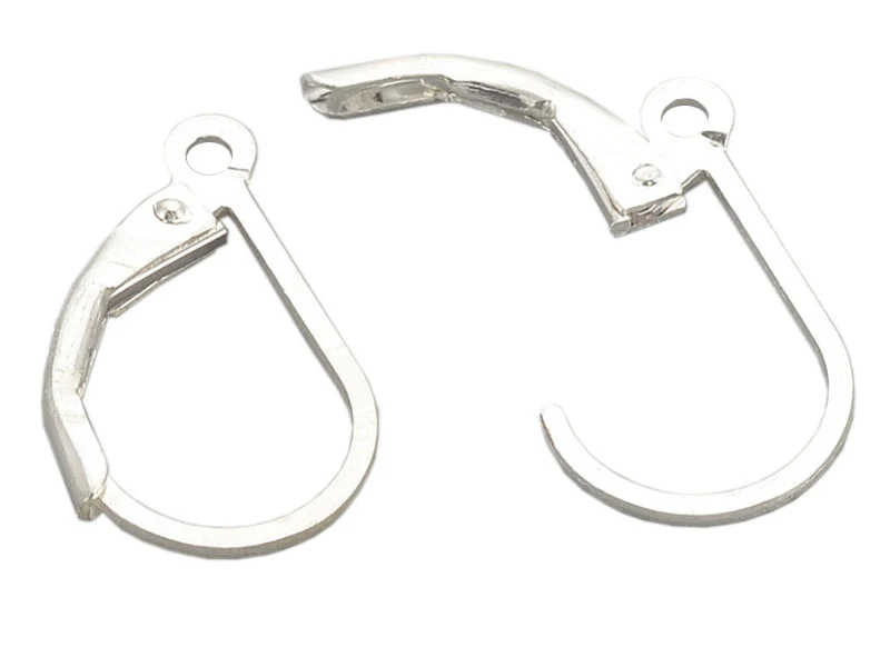 Paire de boucles d'oreilles dormeuses - argent 925