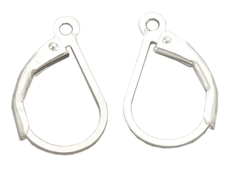 Paire de boucles d'oreilles dormeuses - argent 925