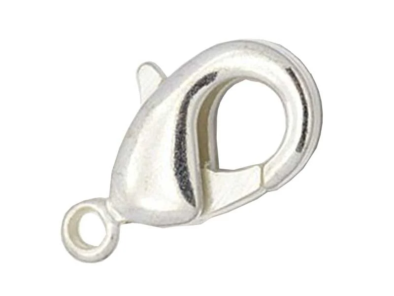 Fermoir mousqueton 10mm - flash argent 925