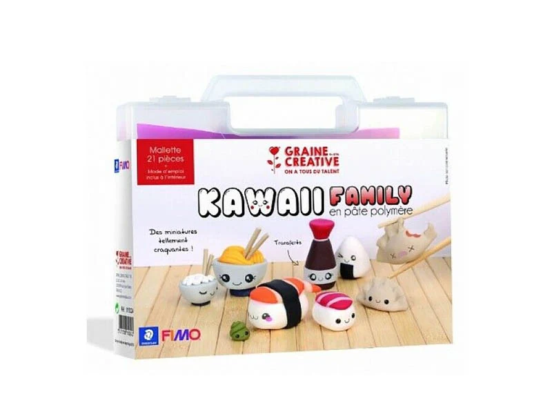 Mallette Fimo - Kawaii Sushi family